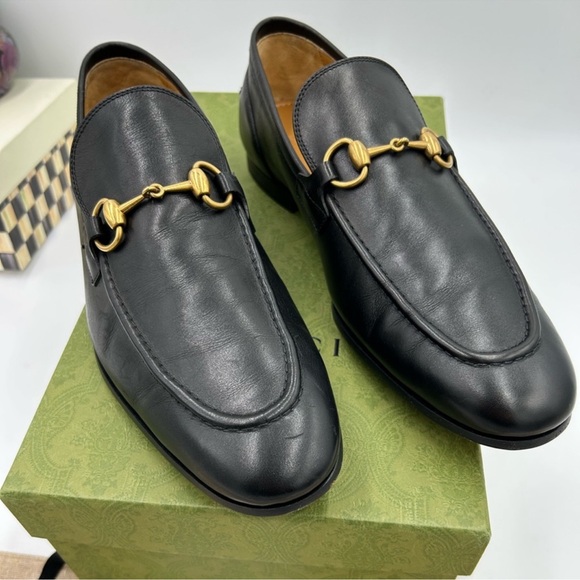 Men’s Gucci Jordan horse fit leather loafer size 9 fits 10 US made in Italy - Picture 2 of 11